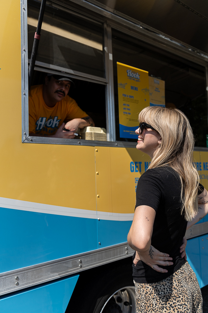 The food line at hook fungon